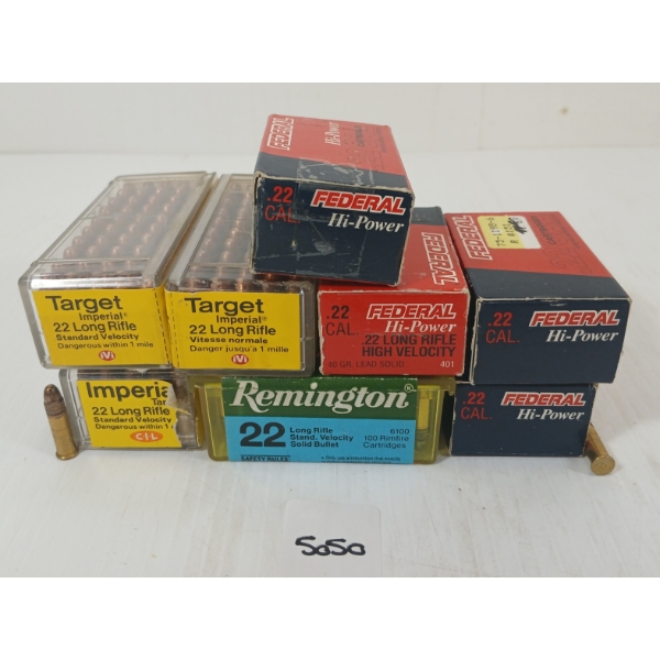 AMMO: 450X MIXED .22 LR - 38GR - HP