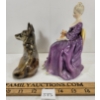 Image 5 : LOT OF 2 - FIGURINES - INCL ROYAL DOULTON CHARLOTTE & POLICE DOG