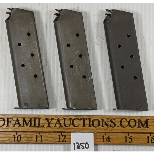 LOT OF 3 - 1911 MAGS