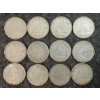Image 1 : LOT OF 12 - 1953-1965 CDN 10 CENT COINS