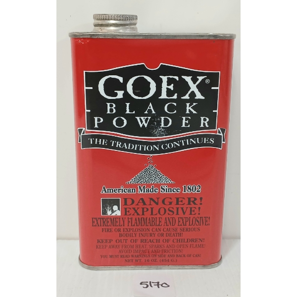 POWDER: GOEX BLACK POWDER EFG - 1LBS 