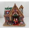 Image 5 : LOT OF 4 - LEMAX & HALLMARK CHRISTMAS VILLAGE ACCESS. - INCL SANTA'S CABIN