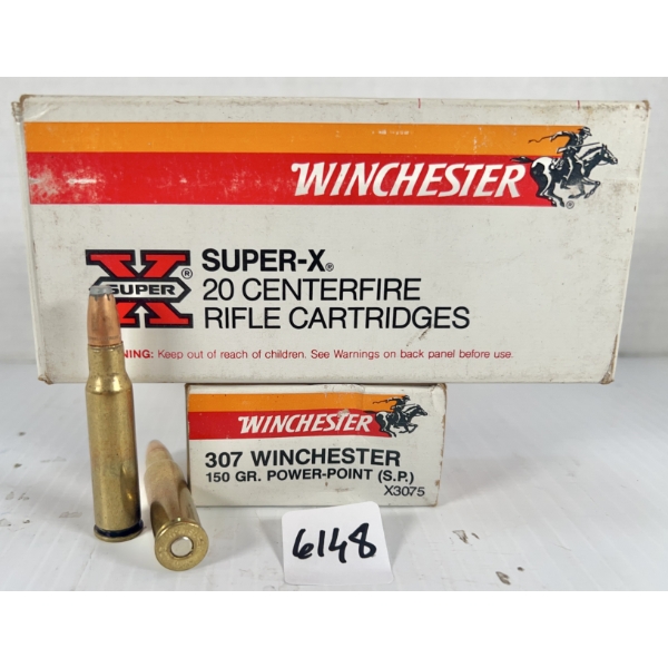 AMMO: 40X WINCHESTER .307 WIN - 150 GR SP