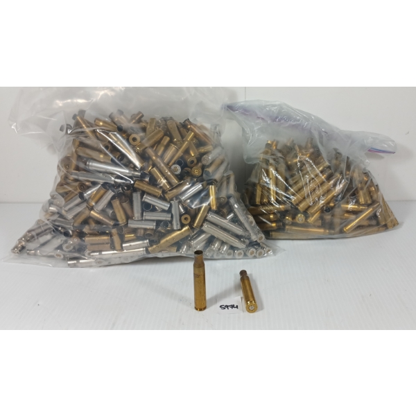 BRASS: QTY OF MISC RNDS - INCL .38 SPL, .30-06 SPRG, .30-30 WIN, ETC - 19.5LBS 