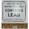 Image 1 : CONTAINS LEAD ANTIKNOCK COMPOUNDS SSP SIGN