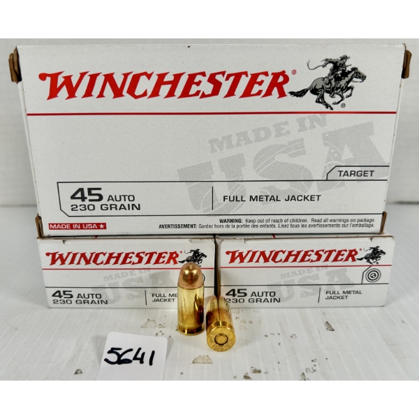 AMMO: 150X WINCHESTER .45 ACP - 230 GR FMJ