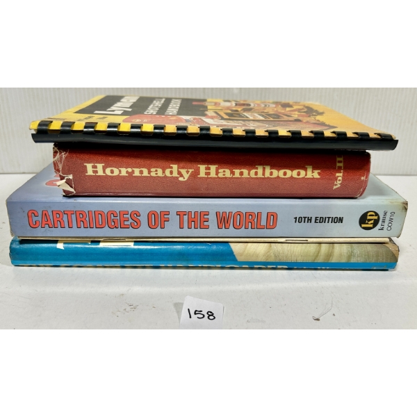 LOT OF 5 - AMMUNITION & RELOADING REFERENCE BOOKS