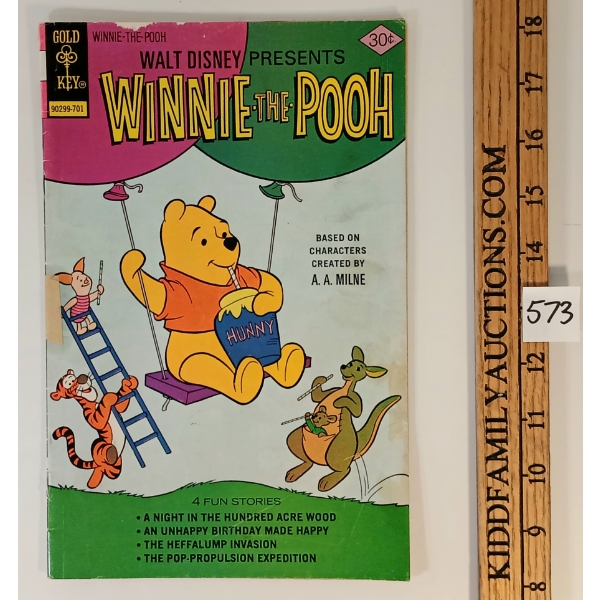 1977 GOLD KEY COMICS "WINNIE-THE-POOH" - FIRST U.S. APPEARANCE