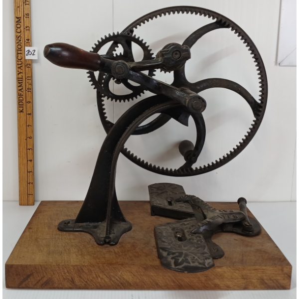 INDUSTRIAL GRINDING WHEEL - MFG BY THE WEBSTER GRINDER CO. 