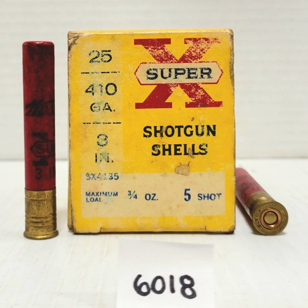 AMMO: 25X WESTERN 410 GA 3 IN 3/4 OZ NO 5 SHOT