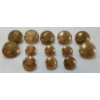 Image 2 : LOT OF 15 - WWII 17RCA BATTLEDRESS EPAULLETTES & BUTTONS