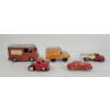 Image 2 : LOT OF 5 - TIN FRICTION CARS - INCL FIRE CHIEF, DELIVERY TRUCK, TOW TRUCK, ETC