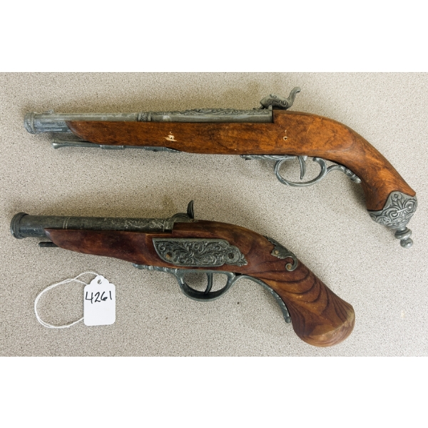 LOT OF 2 - REPLICA PERCUSSION PISTOLS - NO PAL REQUIRED 