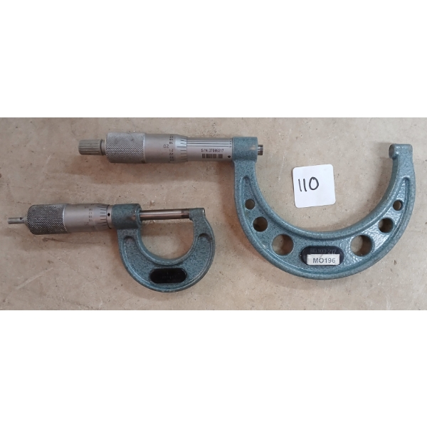 LOT OF 2 - MICROMETERS