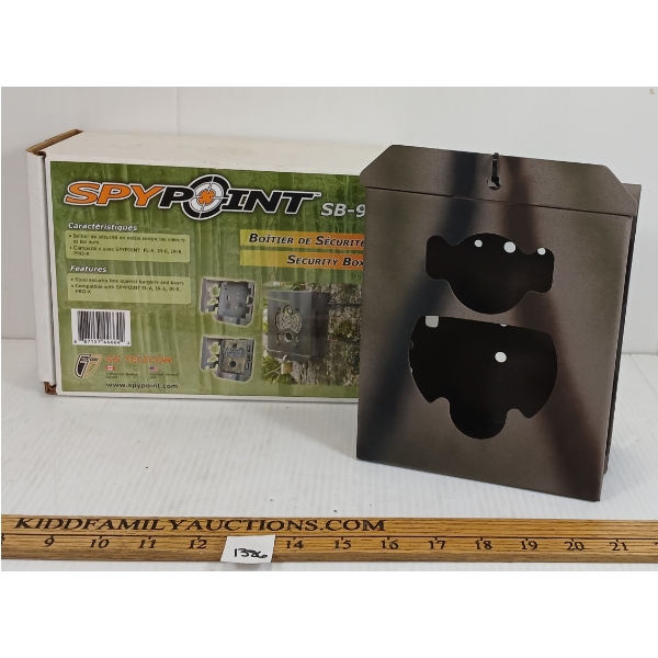 SPY POINT SB-91 SECURITY BOX - AS NEW