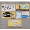 Image 1 : LOT OF 5 - CARDBOARD ADVERTISEMENTS - INCL BUCKLEY HAT & TRANS CANADA CREDIT, ETC