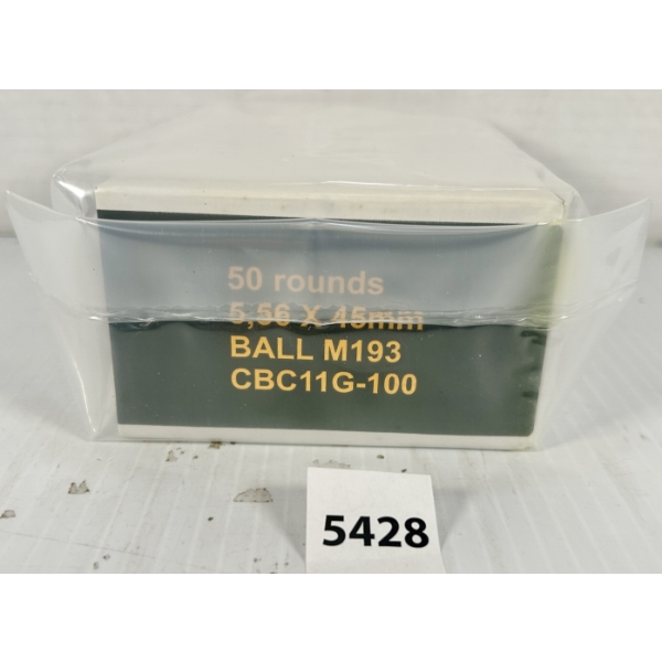 AMMO: 200X 5.56X45 MM NATO - MILITARY FMJ (M193)