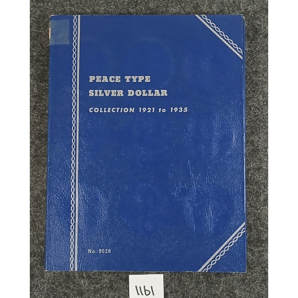 1922-1925 PEACE TYPE SILVER DOLLARS BOOKLET