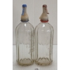 Image 3 : LOT OF 2 - MARSH'S & WM. HAY & SONS - CLEAR ACID-ETCHED - SELTZER BOTTLES