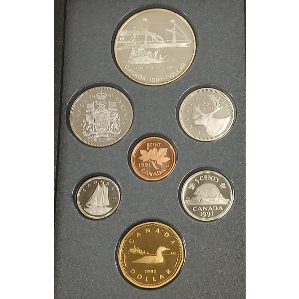 1991 RCM DOUBLE DOLLAR PROOF SET