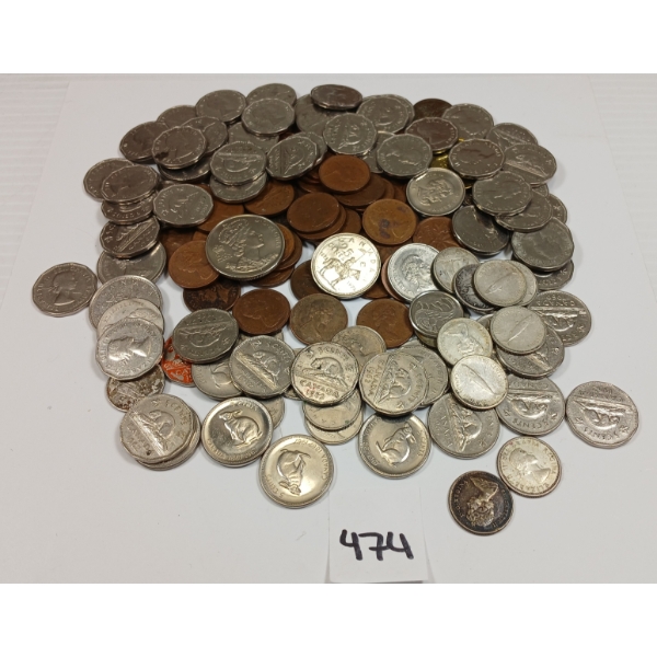 QTY OF CDN COINS - INCL 1940's, '50's & '60s, etc.
