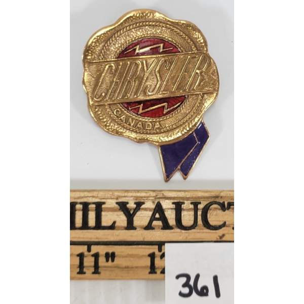1924-26 CHRYSLER 6 CYL RAD BADGE