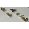 Image 3 : LOT OF 5 - PAIRS OF JEWEL (?) EARRINGS - SEE ALL PICS