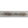 Image 4 : LOT OF 8 - CLEAR & PURPLE TINTED EMBOSSED SODA BOTTLES - INCL HOSMER, W.M. ROBERTSON, ETC