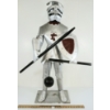 Image 1 : KNIGHT IN ARMOUR STATUE - TIN