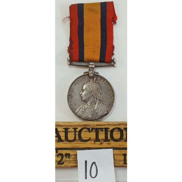 QUEENS SOUTH AFRICA MEDAL - 42593 SPR. F.S. MCDERMOTT