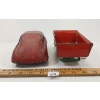Image 6 : LOT OF 2 - BUDDY  L PRESSED STEEL SCARAB & TRUCK