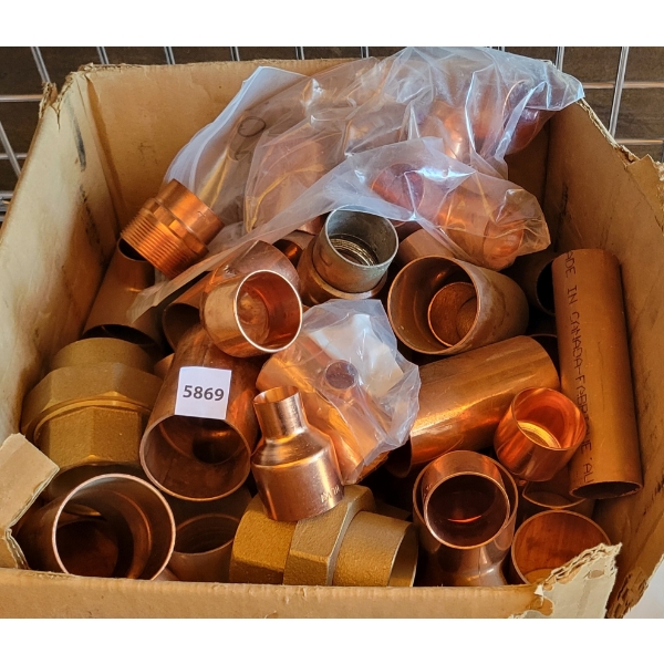 QTY OF COPPER FITTINGS