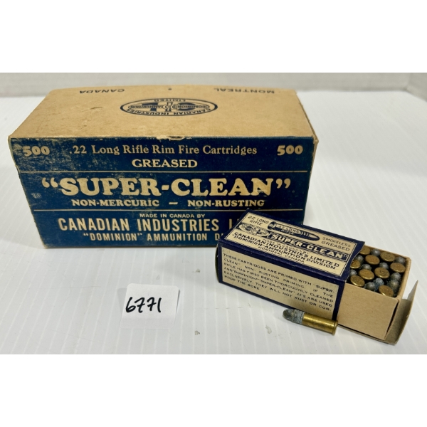 AMMO: 500X CIL SUPER-CLEAN .22 LR