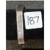 Image 1 : STERLING SILVER BANGLE W/ SAFETY CHAIN