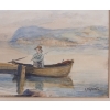 Image 3 : LOT OF 3 - LANDSCAPE & MARINE SCENES BY R.H. GHENT - FRAMED WATERCOLOUR ON PAPER