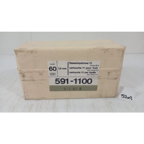 AMMO: QTY OF 7.5XSS SWISS - SEALED