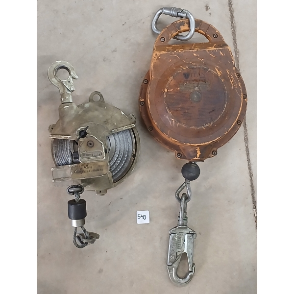 LOT OF 2 - SELF RETRACTING LIFE LINES