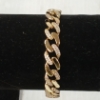 Image 1 : GOLD PLATED ICED OUT CUBAN LINK BRACELET