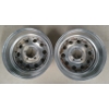Image 4 : LOT OF 2 - CRAGAR CHROME STEEL RIMS W/ CENTER CAPS