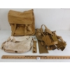 Image 1 : JOB LOT - WWII CDN FIELD GEAR - INCL BAG, CLEANING ROD COVER, STRAPS, ETC