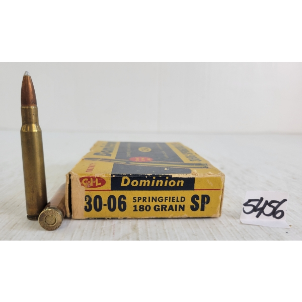 AMMO: 19X DOMINION .30-06SPRG - 180GR - SP