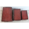 Image 3 : LOT OF 3 - CHINESE NESTING CHESTS