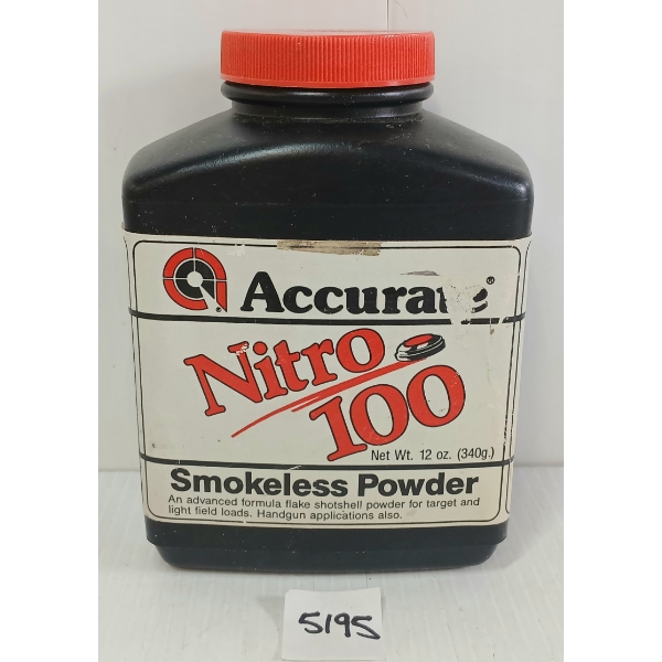 POWDER: ACCURATE ARMS NITRO 100 - 1LBS - SEALED 