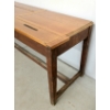 Image 4 : SCHOOLMASTER'S DESK - TRIPLE STUDENT SITTING - C. MID-LATE 19TH CENT.