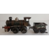 Image 2 : PRESSED TIN WIND UP TRAIN W/ CABOOSE