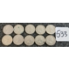 Image 2 : LOT OF 10 - 1955-1959 CDN 10 CENT COINS