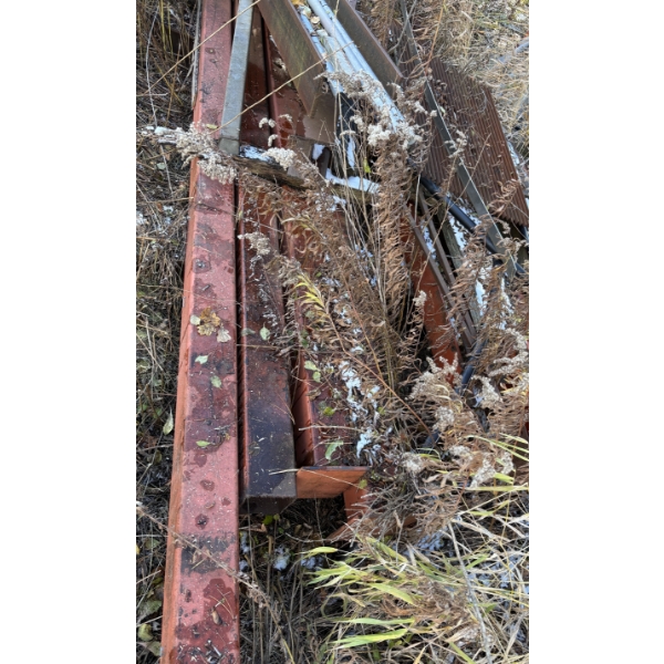 JOB LOT - QTY OF 6 INC X 14 FOOT SQ TUBE & MISC SIZED i-BEAM