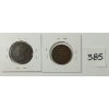 Image 2 : LOT OF 2 - SHIPS COLONIES COMMERCE TOKEN - NOVA SCOTIA HALF PENNY