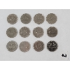 Image 2 : LOT OF 12 - CDN $1 COINS - INCL 1969 & 1975, ETC.