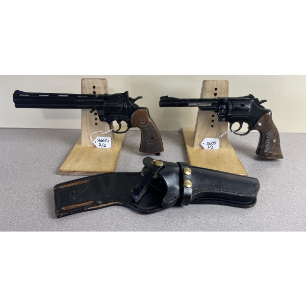LOT OF 2 - CROSMAN PELLET REVOLVERS - NO PAL REQUIRED 